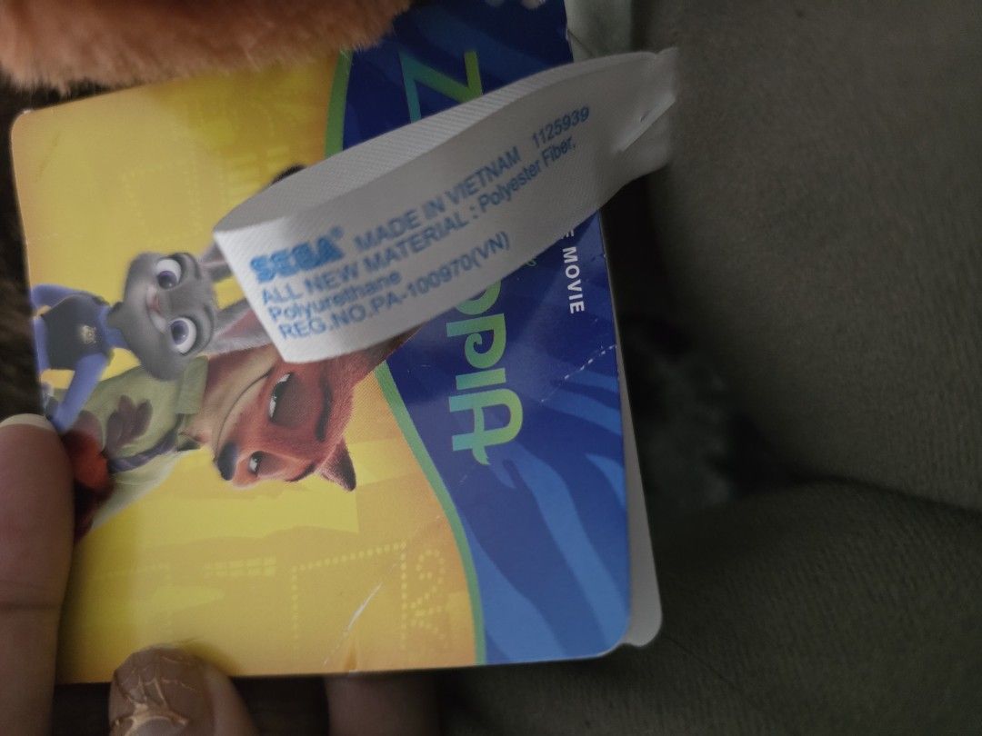 Disney Zootopia Nick Wilde Lying Down Plush Toy Disney (Category: Plushies & Soft Toys) located in Angat. Submitted by erday (Listing ID 1469955173, Image 3). Description: Brand New from Japan.