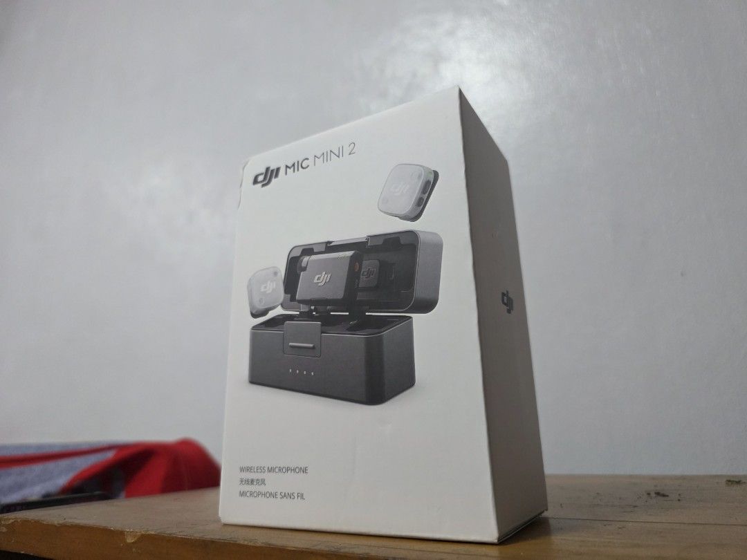 DJI Mic Mini 2 Complete Set (BRAND NEW & SEALED) (Category: Microphones) located in Quezon City. Submitted by hattori15 (Listing ID 1470001702, Image 1). Description: Selling DJI Mic Mini 2 complete set 2 Transmitters & 1 Receiver Brand New & Sealed Never nagamit Ikaw na mag unbox With charging box Noise cancelling With bluetooth Pwede direct sa Osmo Action 4, Action 5 pro, Action 6 and Pocket 3 and Pocket 4 and 4p. Pwede din sa mga dslr or mirro