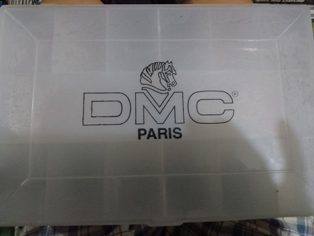 DMC Paris Plastic Storage Box Organizer (Category: Storage Boxes & Baskets) located in Bulacan. Submitted by panda.po (Listing ID 1469964175, Image 1). Description: Authentic DMC Paris clear plastic storage box - Multiple interior compartments for easy organization - Ideal for craft supplies, threads, beads, and small trinkets - - Transparent design for quick content visibility - Excellent, like new condition - Sturdy front latch closure keeps it