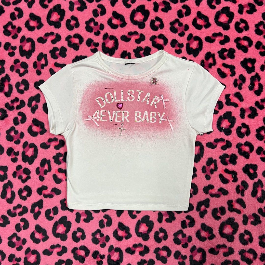 Dollstar croptop (Category: Sleeveless) located in Quezon City. Submitted by __bbbooo (Listing ID 1470068178, Image 1). Description: Dollstar croptop size small ₱499.