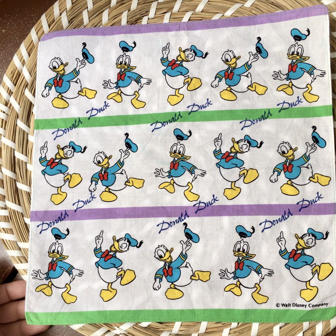 Donald Duck Disney handkerchief bundle 2pcs (Category: Handkerchief & Pocket Squares) located in Quezon, Isabela. Submitted by hankies_garden2 (Listing ID 1470049676, Image 3). Description: Small size hankies Fixed price‼️ Cotton hankies from Japan 1 day reservation only‼️ #japanhankies #japanscarves #mcm #branded #fendi #picasso #luxuryhanky #celinehandkerchief #fendihandkerchief #burberryhandkerchief #ysl #Givenchy.