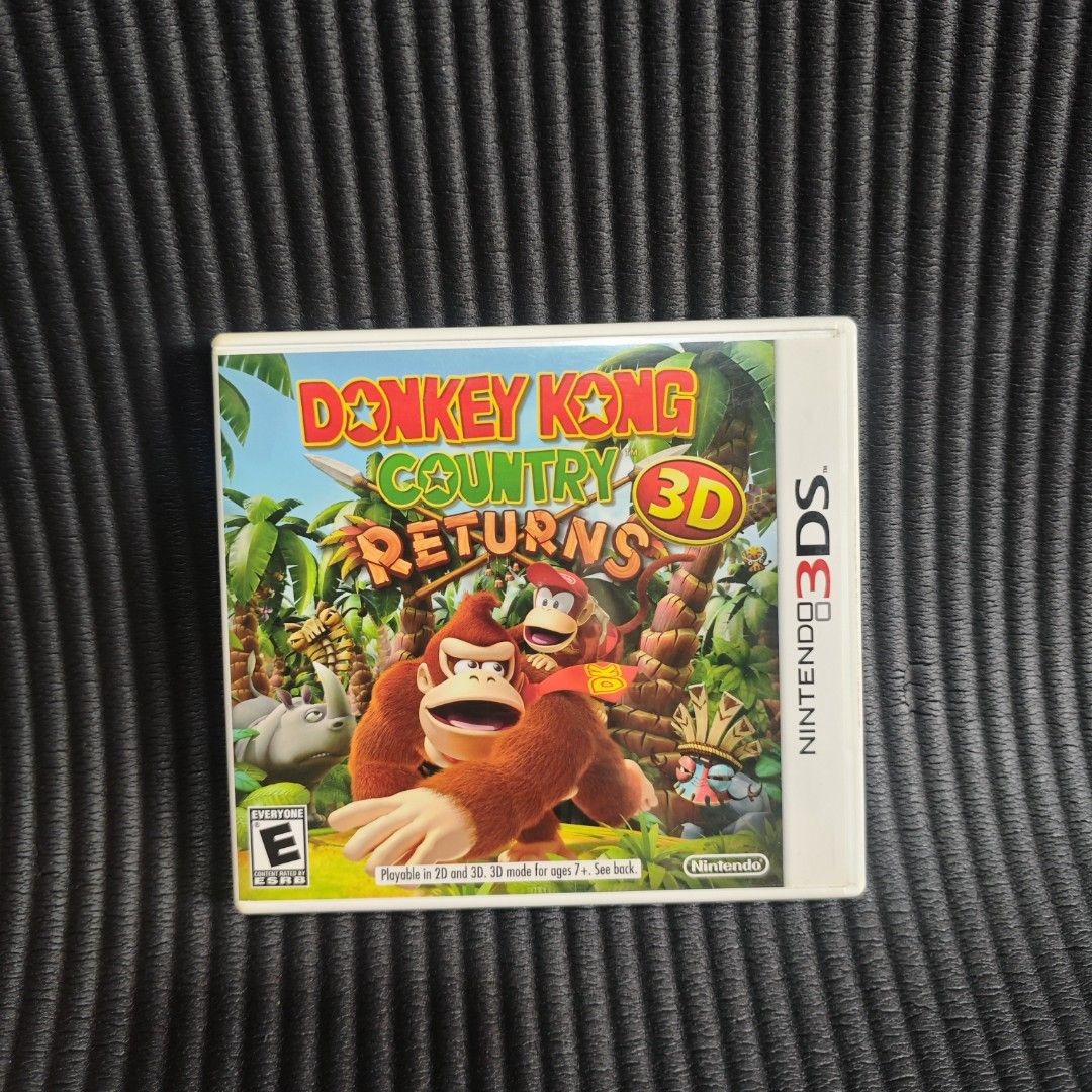 Donkey Kong Country Returns 3D (Category: Nintendo) located in Quezon City. Submitted by shopme_gadget30 (Listing ID 1470005931, Image 1). Description: kindly read the details first for sale fixed price good Condition tested and working with Case, game csrt and manual compatible to Nintendo 3DS/2DS usa region qc area meet up: sm north shipping fee must shoulder by the buyer via lalamove or grab payment: bdo/gcash happy gaming everyone.