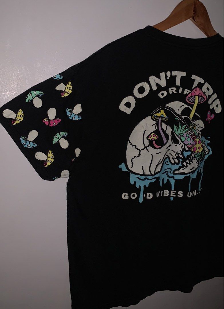 DONT TRIP FOR SALE (Category: Tshirts & Polo Shirts ) located in Angeles City. Submitted by browsetheracks (Listing ID 1469951707, Image 2). Description: FOR SALE DONT TRIP DRIP PSYCHEDELIC GRAPHIC TEE SIZE XL ON TAG (23×29) MADE IN USA IN EXCELLENT CONDITION! NO ISSUE *HEAVY COTTON MATERIAL ₱550+SHIPPING FEE DM ME FOR MORE INFO 🔌 Note: Every item is photographed accurately to showcase its actual condition. Before shipping, each garment is metic