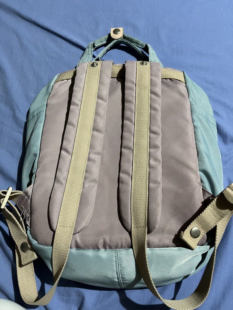 doughnut backpack (Category: Backpacks) located in Manila. Submitted by matcha.xoxo (Listing ID 1470011933, Image 2). Description: pls see photos before messaging, may kunting flaws lang with it’s leather and tarnish sa may lower pocket but all goods naman inside. .