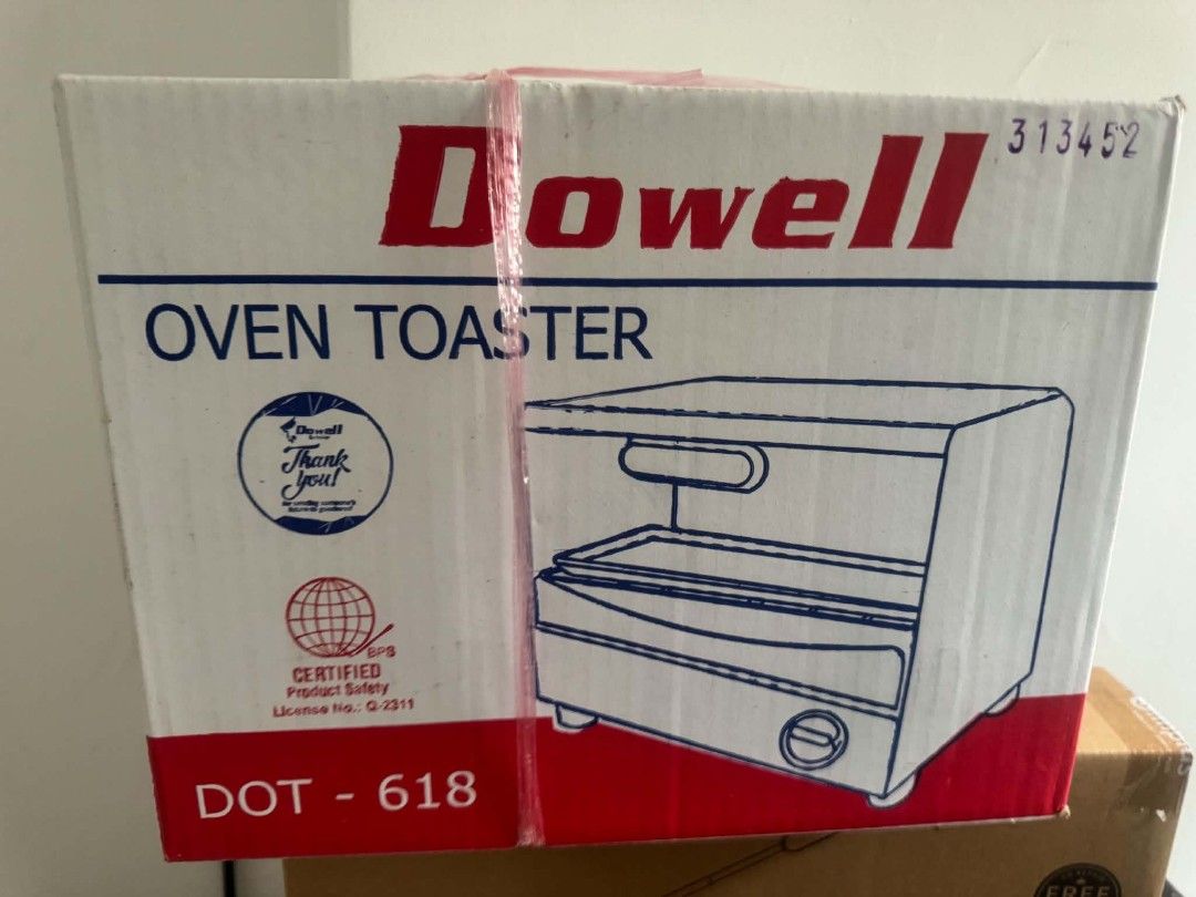 Dowell DOT-618 Oven Toaster (Category: Ovens & Toasters) located in Marikina City. Submitted by thevelvetcat (Listing ID 1470094573, Image 1). Description: Dowell DOT-618 Oven Toaster Looking for a budget-friendly oven toaster for your everyday kitchen needs? 🏡💗 The Dowell DOT-618 is a practical choice for toasting bread, preparing snacks, and enjoying quick, easy meals! ✅ Compact and space-saving ✅ Great for everyday use ✅ Perfect for simple s