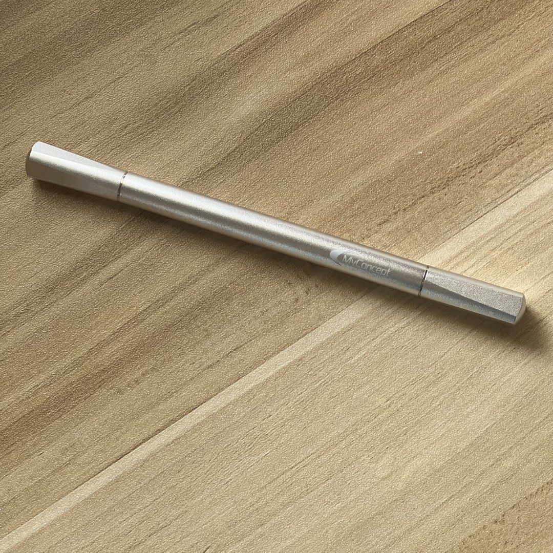 Dual-Tip Universal Stylus Pen (Category: Stationery & School Supplies) located in Calamba. Submitted by bbeatrizz (Listing ID 1469989405, Image 1). Description: - Dual-tip design: Clear precision disc tip and durable fiber mesh tip - Anti-roll hexagonal barrel prevents the pen from rolling off flat surfaces - Smooth and responsive - Sleek and clean silver metal finish Impulsive buy just because I forgot my stylus pen at home 🥲 No packaging since