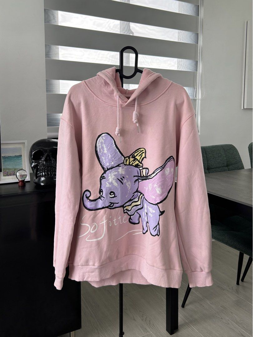 Dumbo Hoodie Sweatshirt (L) (Category: Coats, Jackets and Outerwear) located in Dasmarinas. Submitted by sfclosetcleanup (Listing ID 1469997065, Image 1). Description: My stain lang. check last photo, but hindi naman halata. Hiqh quality.
