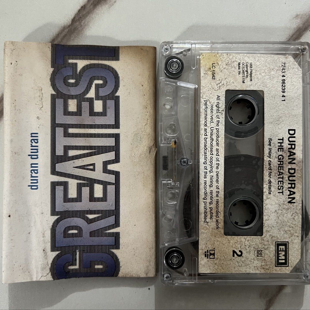 Duran Duran - Greatest (Cassette Tape) (Category: CDs & DVDs) located in Caloocan City. Submitted by thelittlejewelcase (Listing ID 1469976191, Image 1). Description: Inlay issues.
