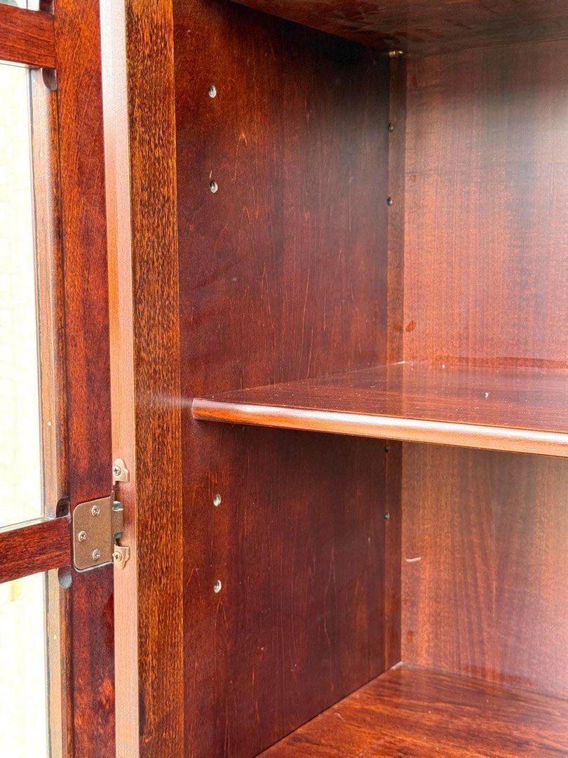 Elegant Display Cabinet (Category: Shelves, Cabinets & Racks) located in Manila. Submitted by justinlei.103 (Listing ID 1470068489, Image 3). Description: JAPAN SURPLUS ELEGANT DESIGN ROSEWOOD DISPLAY CABINET IN GOOD CONDITION SIZE: 77H x 48L x 17.5W inches.