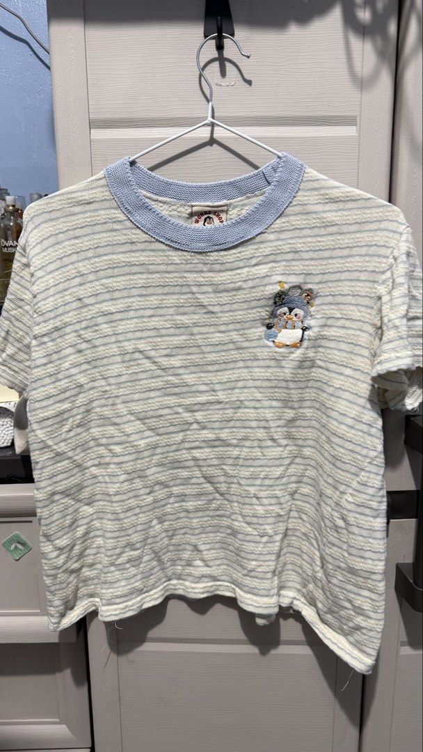 Embroidered Penguin Top (Category: Shirts) located in Quezon City. Submitted by dinesaur (Listing ID 1470071749, Image 1). Description: Freesize up to XL.