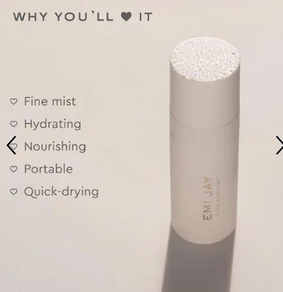 Emi Jay Aura Hair & Body Fragrance Mist in Angel Wings with Amber ...
