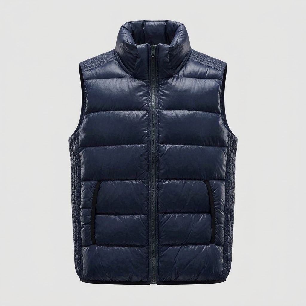 ESC 560oz Duck Down Gillet Vest S/M (Category: Coats, Jackets and Outerwear) located in Antipolo. Submitted by bentakahitanoano (Listing ID 1469937559, Image 1). Description: ESC 560oz Ultra-Heavy Duck Down Vest The ultimate shield against the elements. This ESC Duck Down Vest is engineered for extreme cold, boasting a massive 560oz fill power that makes it significantly heavier and warmer than your average puffer. This is a serious piece of oute