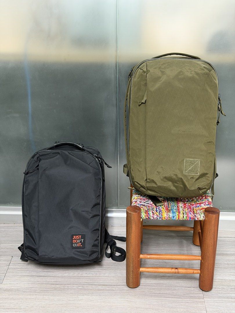 Evergoods CPL24, CPL16 (Category: Backpacks) located in Makati City. Submitted by fujitiv (Listing ID 1469985527, Image 1). Description: Evergoods CPL24 in OD Green X42 and Orange interior. 20k Evergoods CPL16 in black X42 and Brown interior. 16k Both look and smell new. No damage whatsoever. I’m selling one and keeping the other. Makati / Sta Ana.