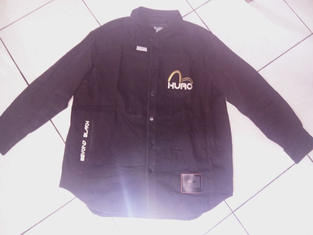 Evisukuro The Great Wave Jacket (Category: Coats, Jackets and Outerwear) located in Baguio. Submitted by pass-sa-barat (Listing ID 1470008793, Image 3). Description: Soft Denim Black.