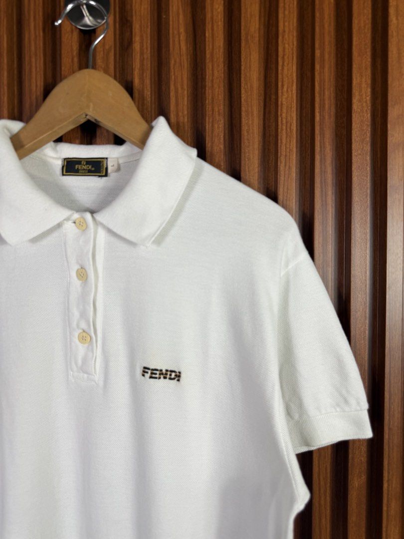 FENDI polo shirt (Category: Tshirts & Polo Shirts ) located in Iloilo. Submitted by roadthrift.ph (Listing ID 1470114333, Image 2). Description: Dimes:22.5x28 L Color rate:9/10 Condition:9/10.