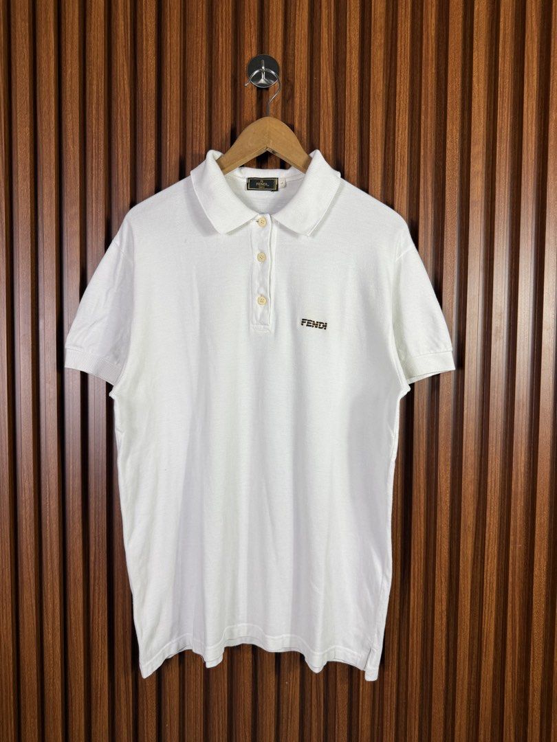 FENDI polo shirt (Category: Tshirts & Polo Shirts ) located in Iloilo. Submitted by roadthrift.ph (Listing ID 1470114333, Image 1). Description: Dimes:22.5x28 L Color rate:9/10 Condition:9/10.