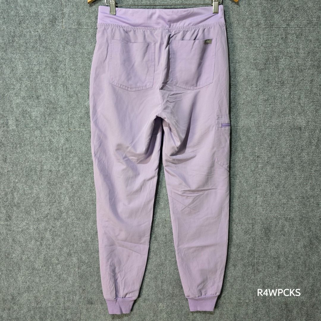 FIGS ZAMORA LAVENDER DEW JOGGER SCRUB PANTS (Category: Other Bottoms) located in San Mateo. Submitted by r4wpcks (Listing ID 1470083022, Image 3). Description: Size on Tag: Small Best Fit: 27 - 29 inches Waist: 25 - 30 inches Length: 38 inches Leg Hole / Hem: 4 inches Condition: 9/10 Color Rate: 9/10 Issue: Stain on cargo pocket see last image COLOR MAY VARY DUE TO LIGHTING Location: San Mateo Rizal, near Marikina J&T/Lalamove courier, shipping f