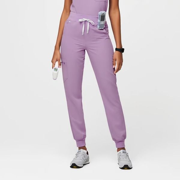 FIGS ZAMORA LAVENDER DEW JOGGER SCRUB PANTS (Category: Other Bottoms) located in San Mateo. Submitted by r4wpcks (Listing ID 1470083022, Image 1). Description: Size on Tag: Small Best Fit: 27 - 29 inches Waist: 25 - 30 inches Length: 38 inches Leg Hole / Hem: 4 inches Condition: 9/10 Color Rate: 9/10 Issue: Stain on cargo pocket see last image COLOR MAY VARY DUE TO LIGHTING Location: San Mateo Rizal, near Marikina J&T/Lalamove courier, shipping f