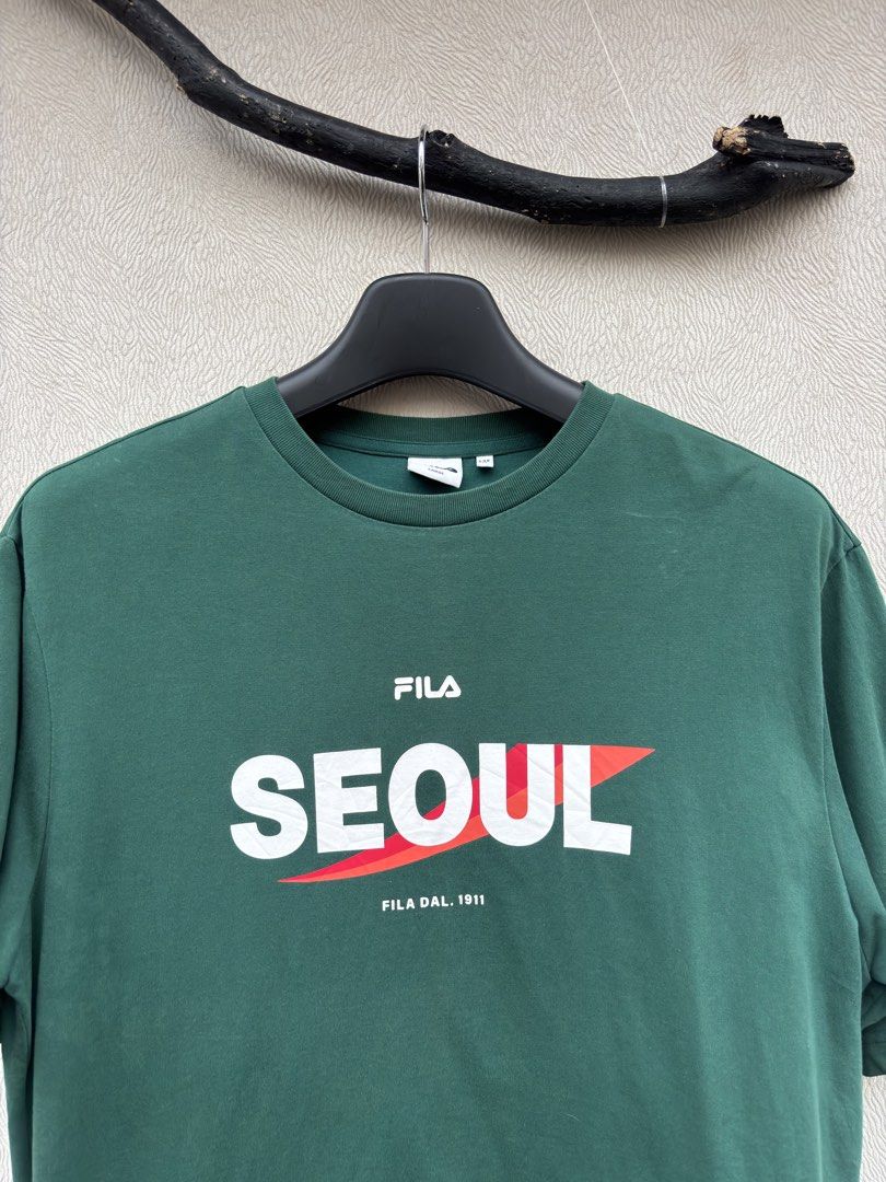 Fila Shirt (Category: Tshirts & Polo Shirts ) located in Baybay. Submitted by thrift.ed2023 (Listing ID 1470036636, Image 2). Description: Fila Shirt Large 21x30 No Issue Need Wash Good as New .