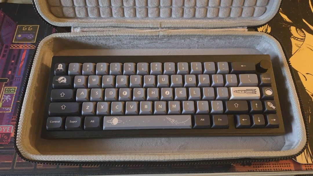 Finalkey V65 (Category: Computer Keyboard) located in Mandaluyong City. Submitted by shanksliroux (Listing ID 1470000369, Image 1). Description: for sale Cidoo / Finalkey v65 modded, good sound profile comes with box and original keycaps matcha switches installed mandaluyong area can be shipped at buyers expense gcash / maribank .
