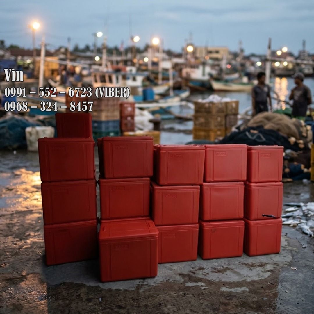 fish cooler box 70 liters (Category: Storage Boxes & Baskets) located in Bacoor. Submitted by zx400rr (Listing ID 1470010750, Image 1). Description: 70Liters Cooler/Ice Box Dimension: 70L - 59 x 42 x 48 cm Made of Polyethylene Plastic With UV Stabilizers Also Available in: 80L - 57 x 44 x 48 cm 110L 67 x 47 x 56 cm 240L - 107 x 59x 59 cm 620L - 113 x 81 x 68 cm 1000L - 146 x 117 x 88 cm For inquiries: 0991 552 6723 0968 324 8457 0933 855 9510 095