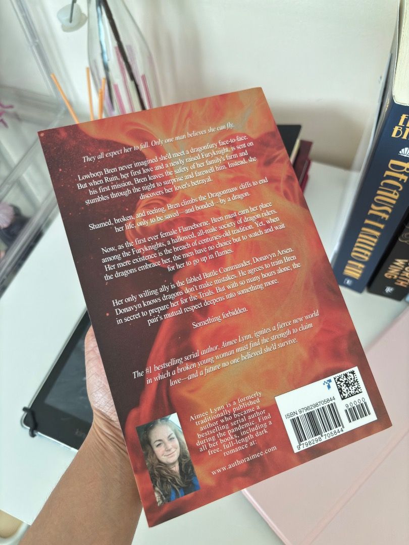 Flame Borne by Aimee Lynn (Indie Edition) (Category: Storybooks) located in Imus. Submitted by thebookafterromantasy (Listing ID 1470004907, Image 3). Description: 🌙 THE BOOK AFTER | PRELOVED BOOKS 📖 FLAMEBORNE: CHOSEN by Aimee Lynn Format: Paperback Condition: Like New Reading Status: Unread Bought in Amazon US ✨ Book Condition: Personally owned and well-maintained Never read; kept on bookshelf Cover and spine are in excellent overall conditio