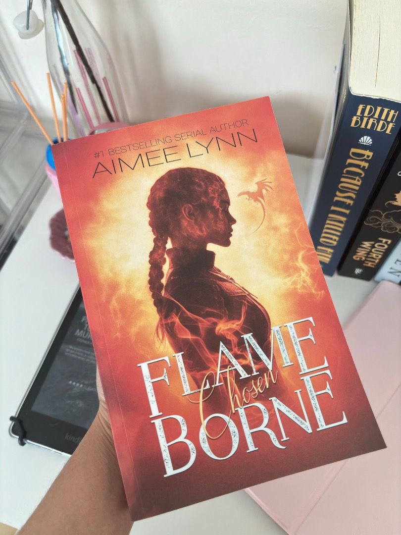 Flame Borne by Aimee Lynn (Indie Edition) (Category: Storybooks) located in Imus. Submitted by thebookafterromantasy (Listing ID 1470004907, Image 2). Description: 🌙 THE BOOK AFTER | PRELOVED BOOKS 📖 FLAMEBORNE: CHOSEN by Aimee Lynn Format: Paperback Condition: Like New Reading Status: Unread Bought in Amazon US ✨ Book Condition: Personally owned and well-maintained Never read; kept on bookshelf Cover and spine are in excellent overall conditio