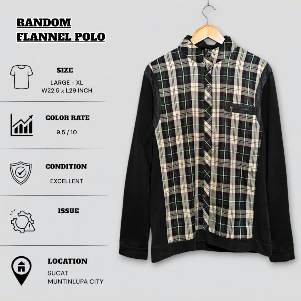 FLANNEL CHECKERED LONG SLEEVE (Category: Coats, Jackets and Outerwear) located in Muntinlupa City. Submitted by nofame12 (Listing ID 1469962002, Image 1). Description: PLEASE CHECK THE DETAILS OF THE ITEM ON FIRST PHOTO. LOCATION - SUCAT MUNTINLUPA CITY.