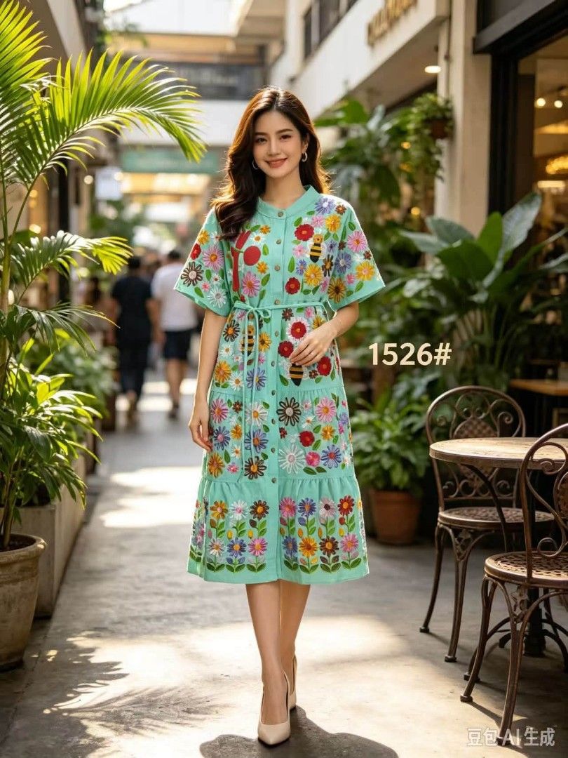 Floral dress (Category: Dresses) located in Manila. Submitted by raredeer-4deb4e (Listing ID 1469986011, Image 2). Description: can fit upto xl.
