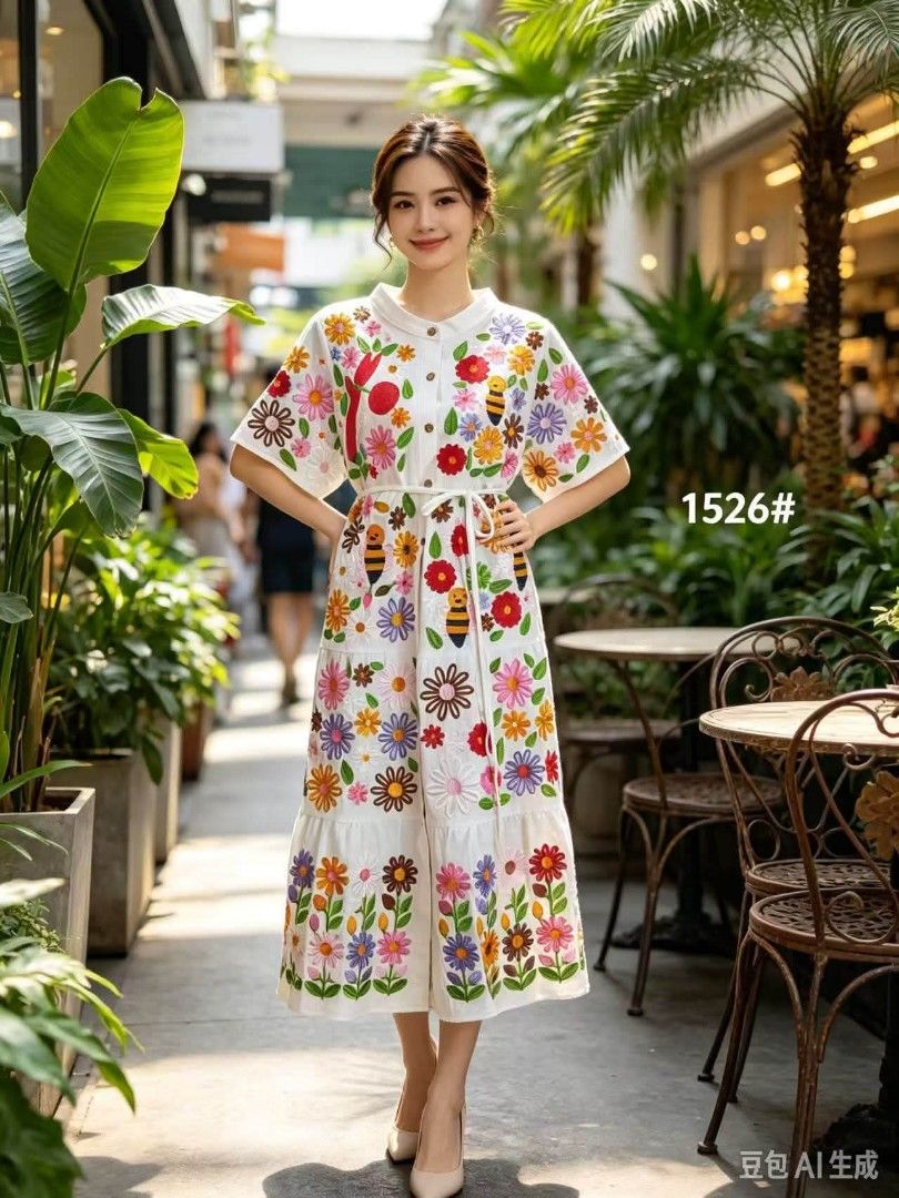 Floral dress (Category: Dresses) located in Manila. Submitted by raredeer-4deb4e (Listing ID 1469986011, Image 3). Description: can fit upto xl.