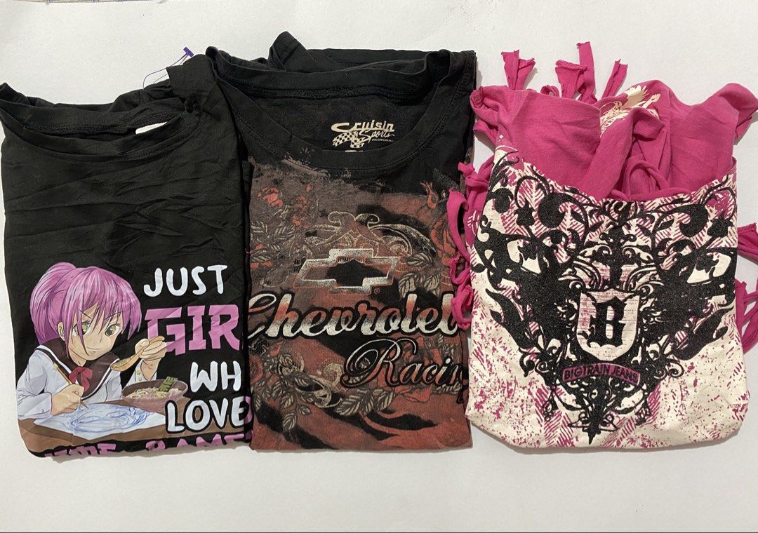 For take all (Category: Others Tops) located in Iligan City. Submitted by idropvintagegems (Listing ID 1470137354, Image 2). Description: pants: both size 26 on tag.