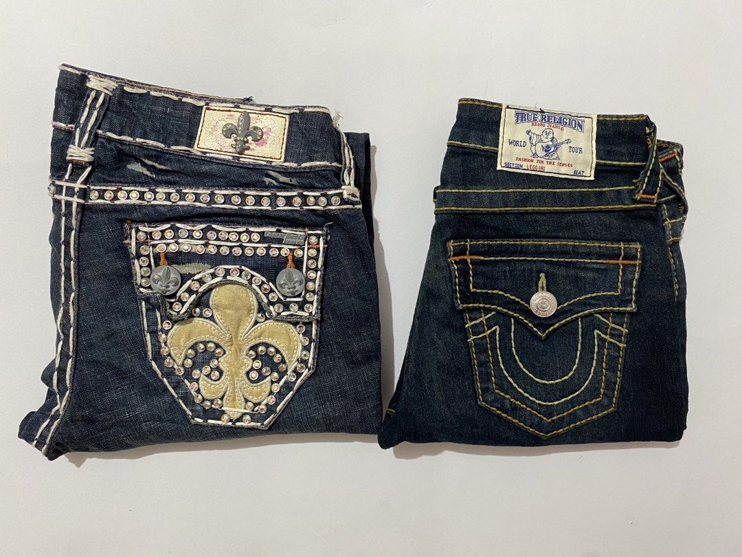 For take all (Category: Others Tops) located in Iligan City. Submitted by idropvintagegems (Listing ID 1470137354, Image 1). Description: pants: both size 26 on tag.