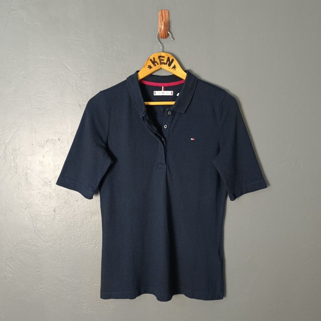For Women - Tommy Hilfiger (Category: Shirts) located in Bacolod City. Submitted by drop.ph (Listing ID 1469953602, Image 1). Description: Tommy Hilfiger Authentic *Dark Navy *Size S - 17x25.5 *Very Good *Lightly used *Price: 499php *Add SF if outside Bacolod City .
