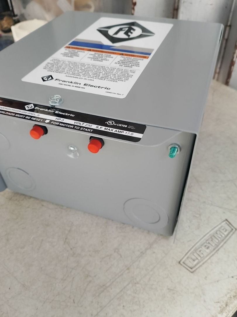 FRANKLIN CONTROL BOX 3HP (Category: Everything Else Others) located in Manila. Submitted by 09171479278_elsie. (Listing ID 1469957899, Image 3). Description: FRANKLIN CONTROL BOX 3HP.