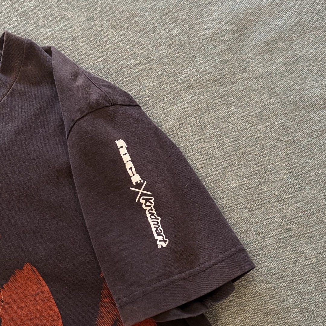 Fuct x Krudmart (Category: Tshirts & Polo Shirts ) located in Butuan. Submitted by ragscurations (Listing ID 1469965211, Image 3). Description: : Medium Inches : Width 18 Inches : Length 27 Condition : Used Flaws : Very good fadings , Used Neckline Color rate 8.7 Fave item : Appreciate the condition / design .