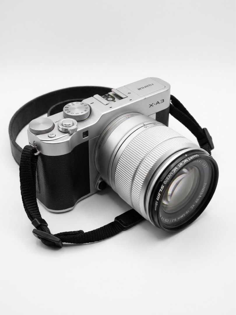 Fujifilm X-A3 Mirrorless Camera (Category: Cameras) located in Makati City. Submitted by jktheexplorer (Listing ID 1469960689, Image 2). Description: Full set.