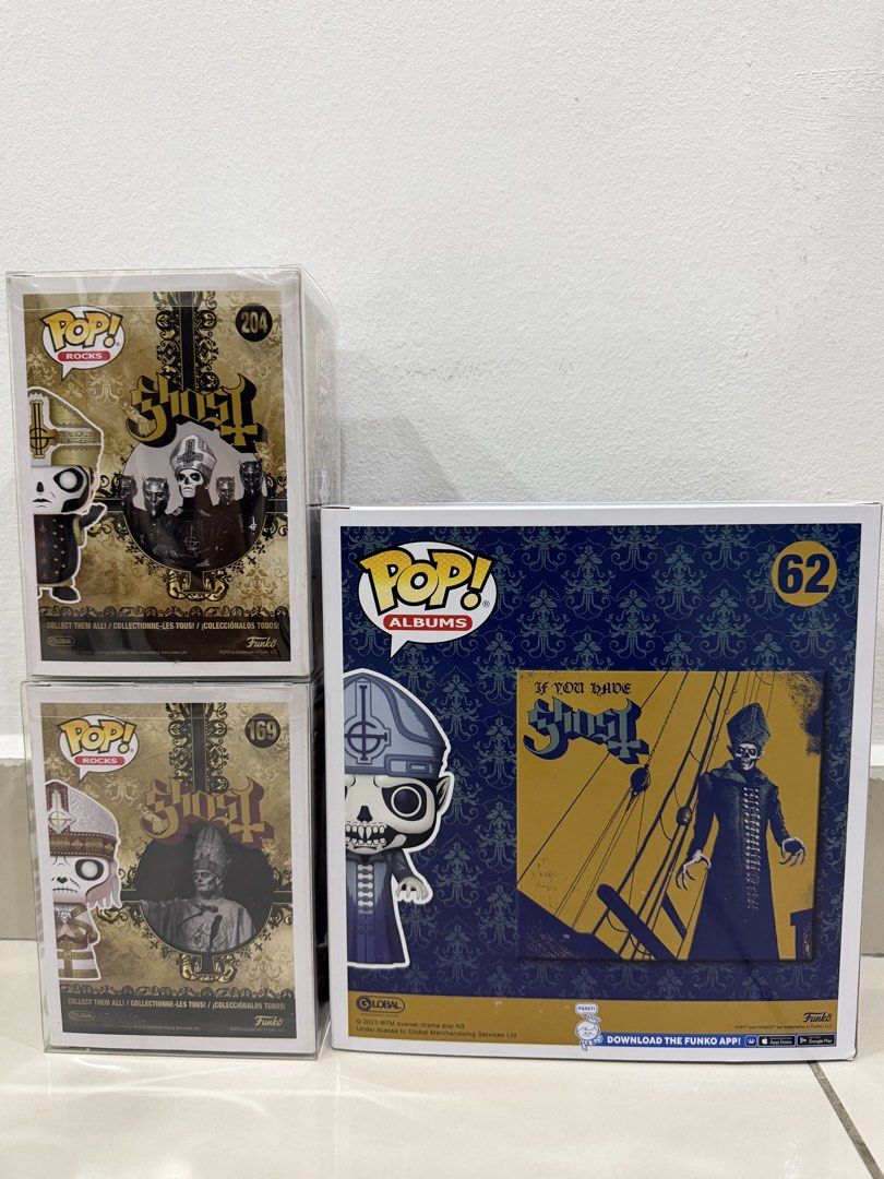 Po Rox Funko Pop Rocks Ghost Papa Emeritus III Papa Nihil Album, Toys ...