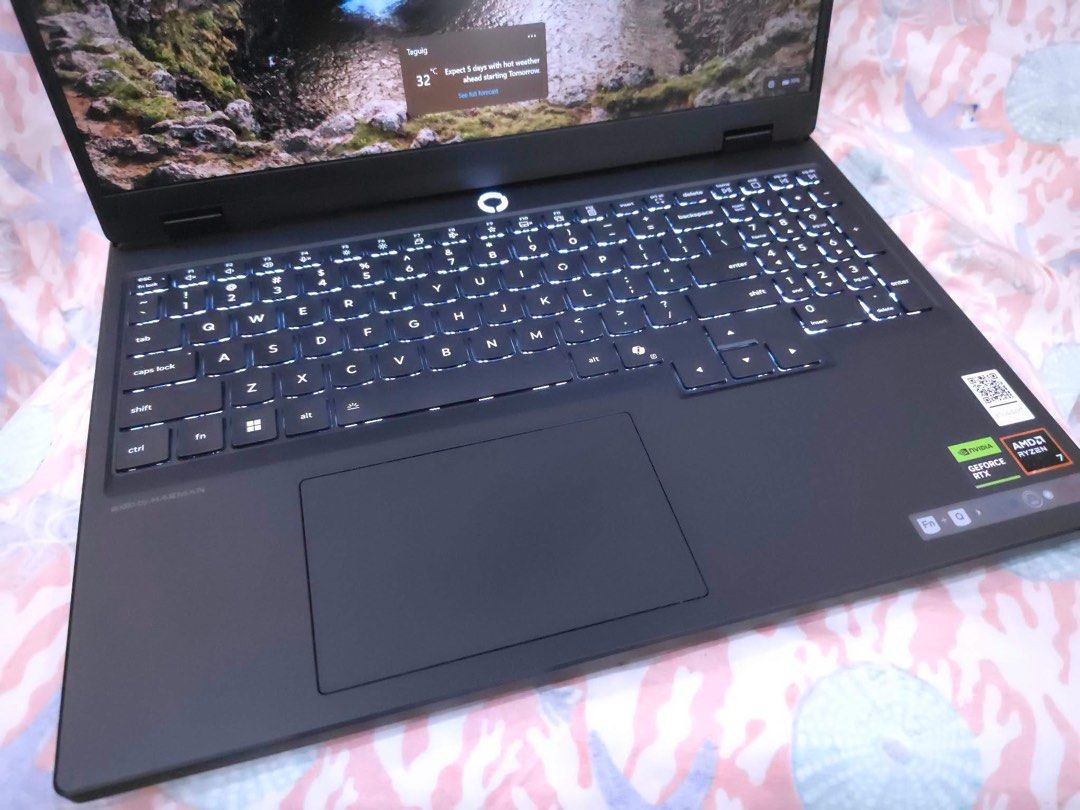 Gaming laptop (Category: Laptops & Notebooks) located in Quezon City. Submitted by zeejaylaptops (Listing ID 1470070890, Image 3). Description: Lenovo Legion 5 15AHP10 AMD Ryzen 7 260 Nvidia RTX5050 8gb Dedicated GDDR7 for Super Gaming, Editing and Rendering 15 inches WQXGA OLED 2nd hand, 99% SMOOTH MAKINIS! Single Stock AMD Ryzen 7 260 (8C / 16T, 3.8 / 5.1GHz, 8MB L2 / 16MB L3) Windows 11 Home Single x64 (Genuine) 512GB SSD M.2 2242 PCIe 4.0x4 N