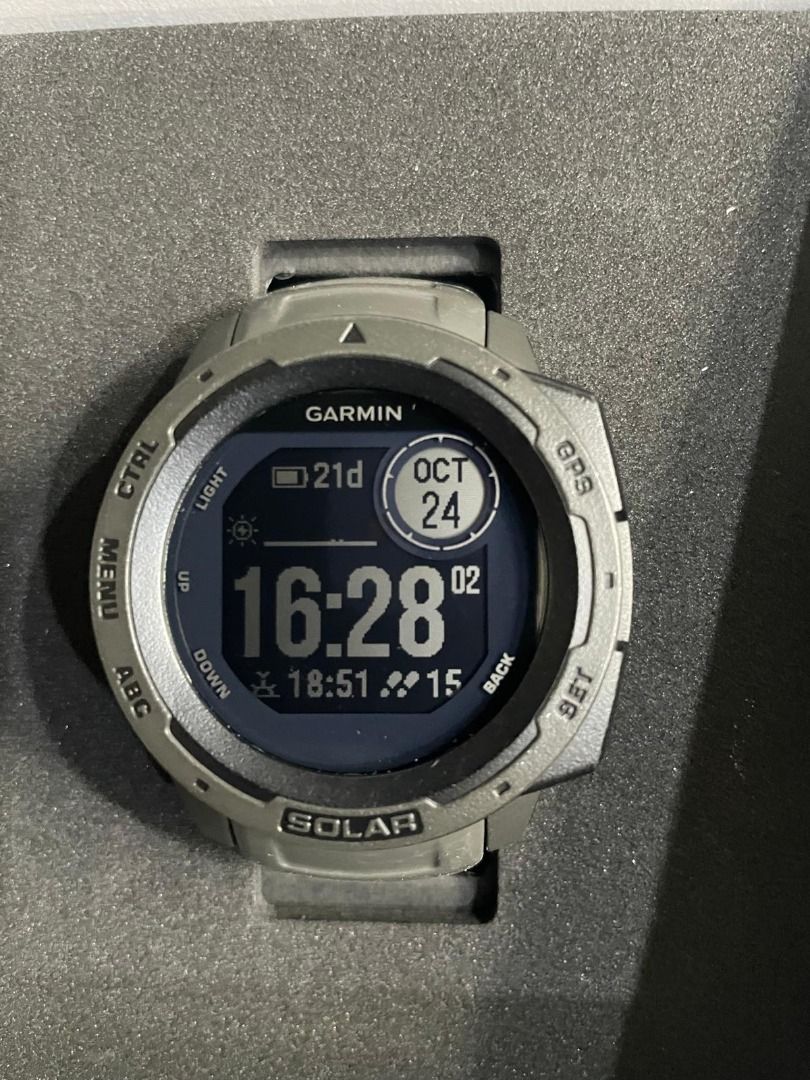 Garmin Instinct Solar Rugged GPS Watch, Mobile Phones & Gadgets ...