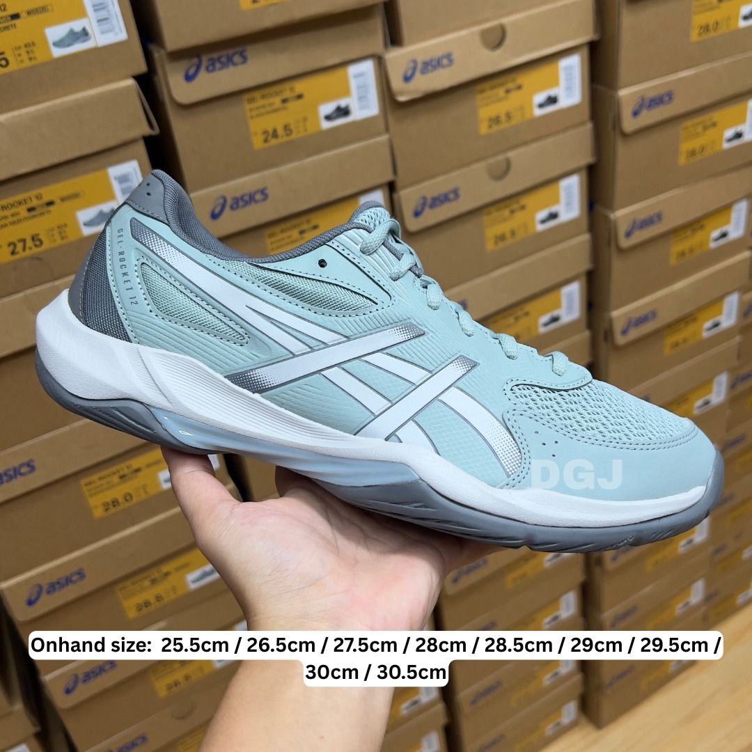 GEL ROCKET 12 (Category: Sneakers) located in Pasig City. Submitted by divvvineee (Listing ID 1470016210, Image 3). Description: ASICS GEL-ROCKET 12 lightweight indoor court shoes designed for volleyball, badminton, and other court sports, featuring GEL cushioning, reliable stability, and flexible support for quick movements and changes in direction. ASICSGEL ROCKET 12 Available in different colorway🎨 💰 ₱4,580 🚚 FREE SHIPPING NATIONWIDE 🇵🇭 *