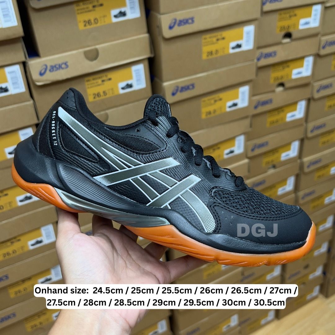 GEL ROCKET 12 (Category: Sneakers) located in Pasig City. Submitted by divvvineee (Listing ID 1470016210, Image 1). Description: ASICS GEL-ROCKET 12 lightweight indoor court shoes designed for volleyball, badminton, and other court sports, featuring GEL cushioning, reliable stability, and flexible support for quick movements and changes in direction. ASICSGEL ROCKET 12 Available in different colorway🎨 💰 ₱4,580 🚚 FREE SHIPPING NATIONWIDE 🇵🇭 *