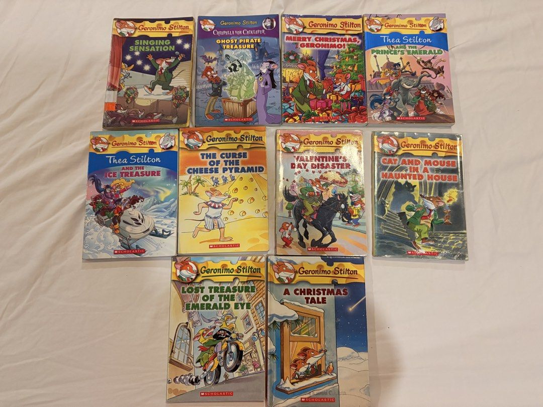 Geronimo Stilton Books (Category: Storybooks) located in San Juan City. Submitted by lilipotph (Listing ID 1470041514, Image 1). Description: 300 each! These are Geronimo Stilton Books. They are in good condition with plastic cover, which will be provided when bought and they are all maintained really well and still kept in very good condition. Prices are negotiable. ❤️.