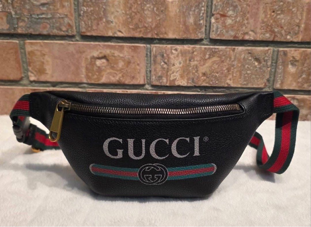 GG LOGO PRINT BELT BAG (large) (Category: Luxury Bags & Wallets) located in Cotabato. Submitted by zyvenza.co (Listing ID 1470040514, Image 1). Description: GG LOGO PRINT BELT BAG (large) 18k With Authenticity Certificate With Dustbag L15" (top) x H: 7.5 x W: 2.5" Strap Drop: Approx. 15.5" Maximum. Strap Length End to End including the bag is 43" Please check measurements to ensure a comfortable.