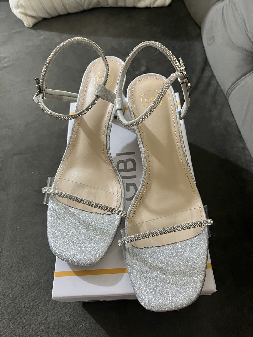 Gibi Brixley Silver Heels Size 39 (Category: Heels) located in Manila. Submitted by keemd (Listing ID 1469959985, Image 2). Description: GIBI Silver heels Style: Brixely Size 39 Used once Location: Manila MOP: Gcash Bank transfer Delivery options (shouldered by the buyer): Lalamove Grab.