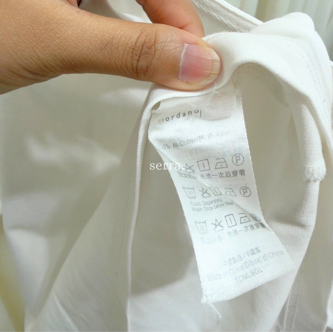 Giordano Asymmetrical Top (Category: Shirts) located in Subic. Submitted by serra. (Listing ID 1469957856, Image 3). Description: 🎀Size: M-L 🎀Washed and ready to wear! 📍Subic, Zambales 💵Payment first via Gcash 📦Shipping nationwide via J&T.