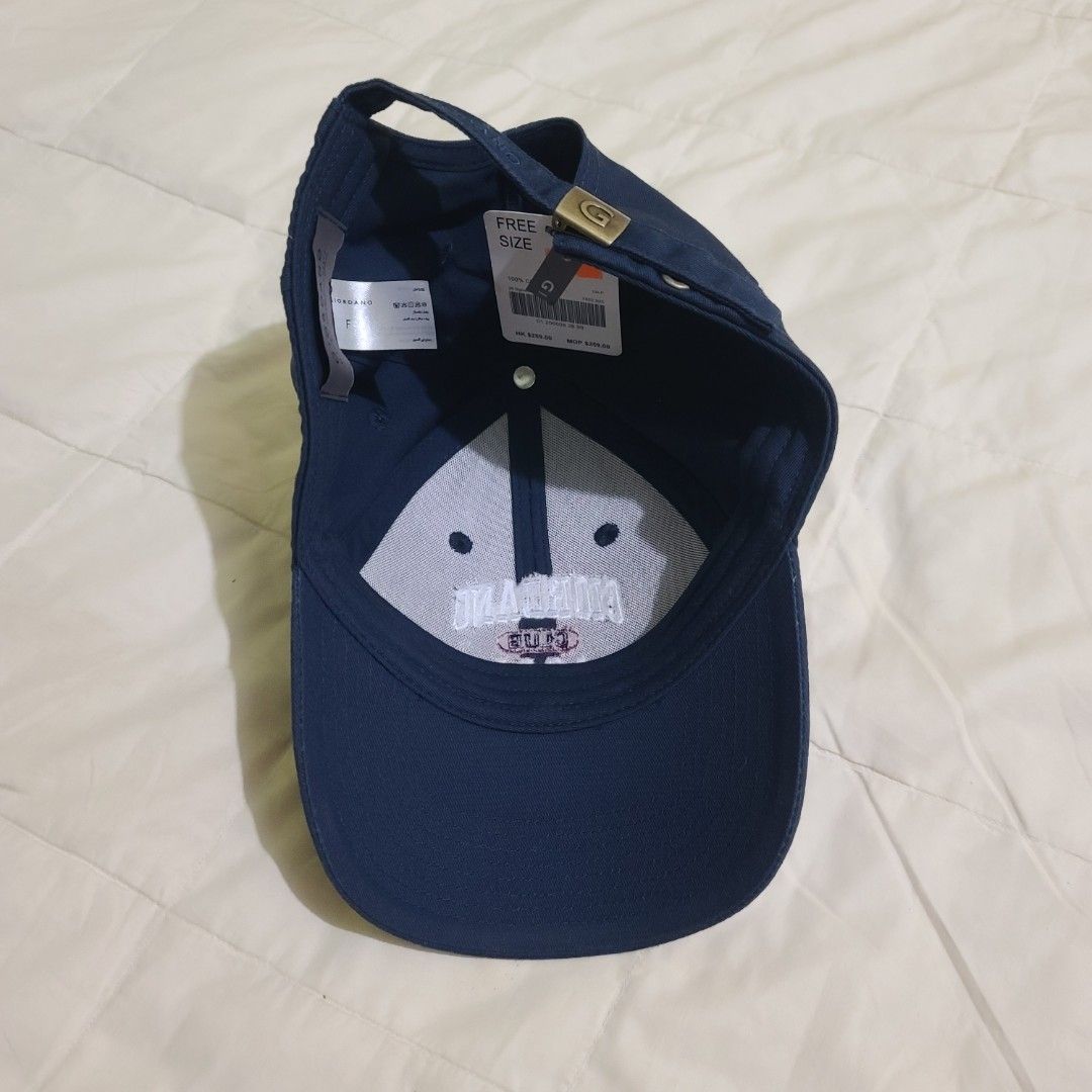 Giordano Navy Blue Baseball Cap (Category: Caps & Hats) located in Manila. Submitted by faurbrey (Listing ID 1470119778, Image 2). Description: Free Size Excellent Condition No Issue.