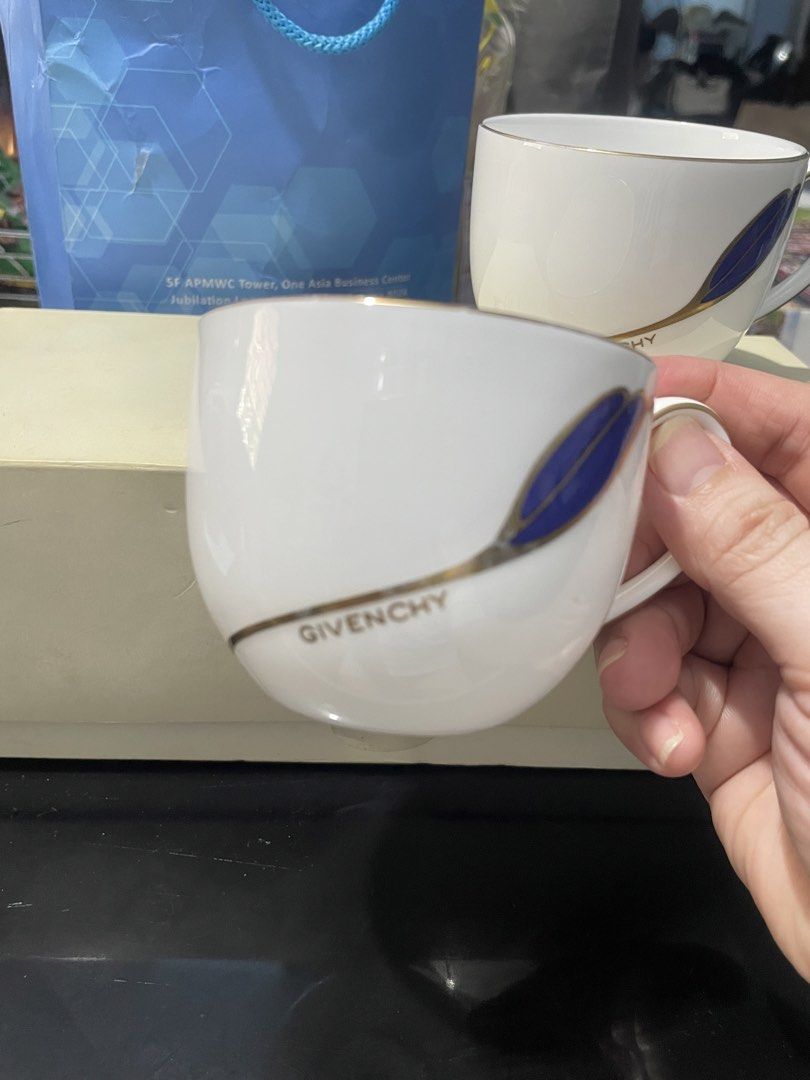 Givenchy Tea Cup (Category: Coffee & Tea Tableware) located in Binan City. Submitted by winds06 (Listing ID 1470034745, Image 3). Description: Selling Yamaka Japan International 2 pcs Givenchy Paris Tea cup only. Bought in Japan. No box included..