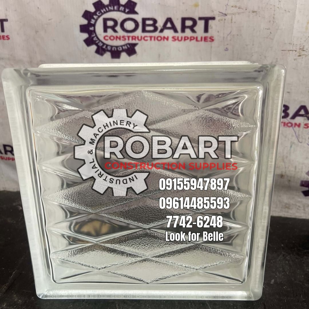 Glass Block Diamond (Category: Construction Tools & Equipment) located in Manila. Submitted by bellarobart (Listing ID 1470016094, Image 3). Description: Glass Block Size: 190×190×80mm DIAMOND 6pcs / box 𝑹𝑶𝑩𝑨𝑹𝑻 𝑪𝑶𝑵𝑺𝑻𝑹𝑼𝑪𝑻𝑰𝑶𝑵 𝑺𝑼𝑷𝑷𝑳𝑰𝑬𝑺 WEBSITE: robartool.com Office Address: 1405 Yuseco St. Sta Cruz Manila SEND US MESSAGE FOR INQUIRIES ‼️‼️ Glb/Vibr: 0915-594-7897 Smrt: 0961-448-5593 Landline: (7746-6248 / 7002-2872) 𝓛𝓞𝓞�