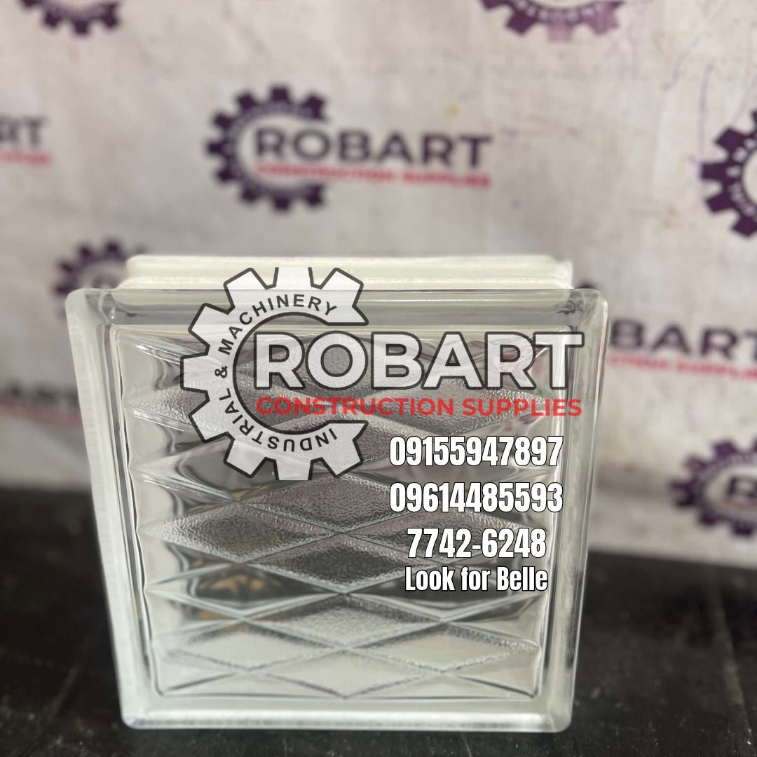 Glass Block Diamond (Category: Construction Tools & Equipment) located in Manila. Submitted by bellarobart (Listing ID 1470016094, Image 2). Description: Glass Block Size: 190×190×80mm DIAMOND 6pcs / box 𝑹𝑶𝑩𝑨𝑹𝑻 𝑪𝑶𝑵𝑺𝑻𝑹𝑼𝑪𝑻𝑰𝑶𝑵 𝑺𝑼𝑷𝑷𝑳𝑰𝑬𝑺 WEBSITE: robartool.com Office Address: 1405 Yuseco St. Sta Cruz Manila SEND US MESSAGE FOR INQUIRIES ‼️‼️ Glb/Vibr: 0915-594-7897 Smrt: 0961-448-5593 Landline: (7746-6248 / 7002-2872) 𝓛𝓞𝓞�