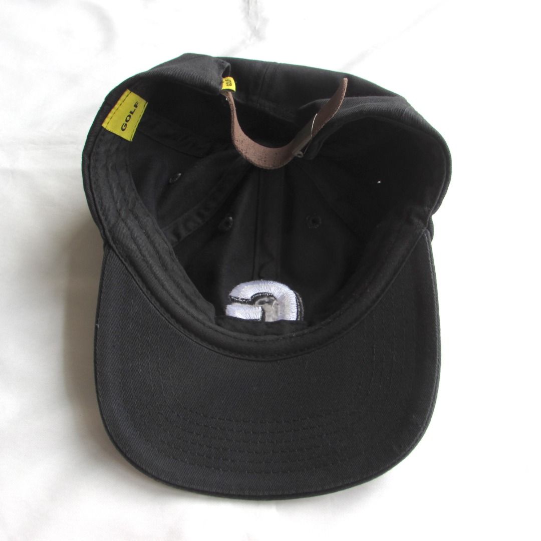 Golf Wang 3D 'G' Logo 6 Panel Cap - Black (Category: Caps & Hats) located in Orani. Submitted by everythingrand0m (Listing ID 1470007639, Image 3). Description: Golf Wang 3D 'G' Logo 6 Panel Cap - Black (RARE COLORWAY!) MEASUREMENTS: SIZE: OSFA (One size fits all) ISSUE(S): Peeled leather strap and minimal signs of usage Feel free to ask!.